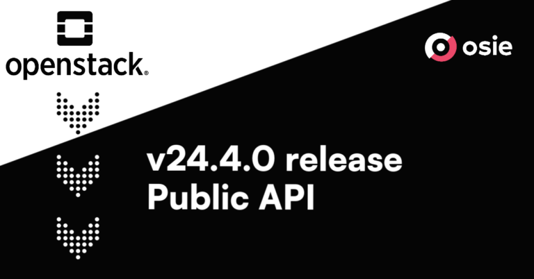 Osie 24.4.0 release &#8211; Public API